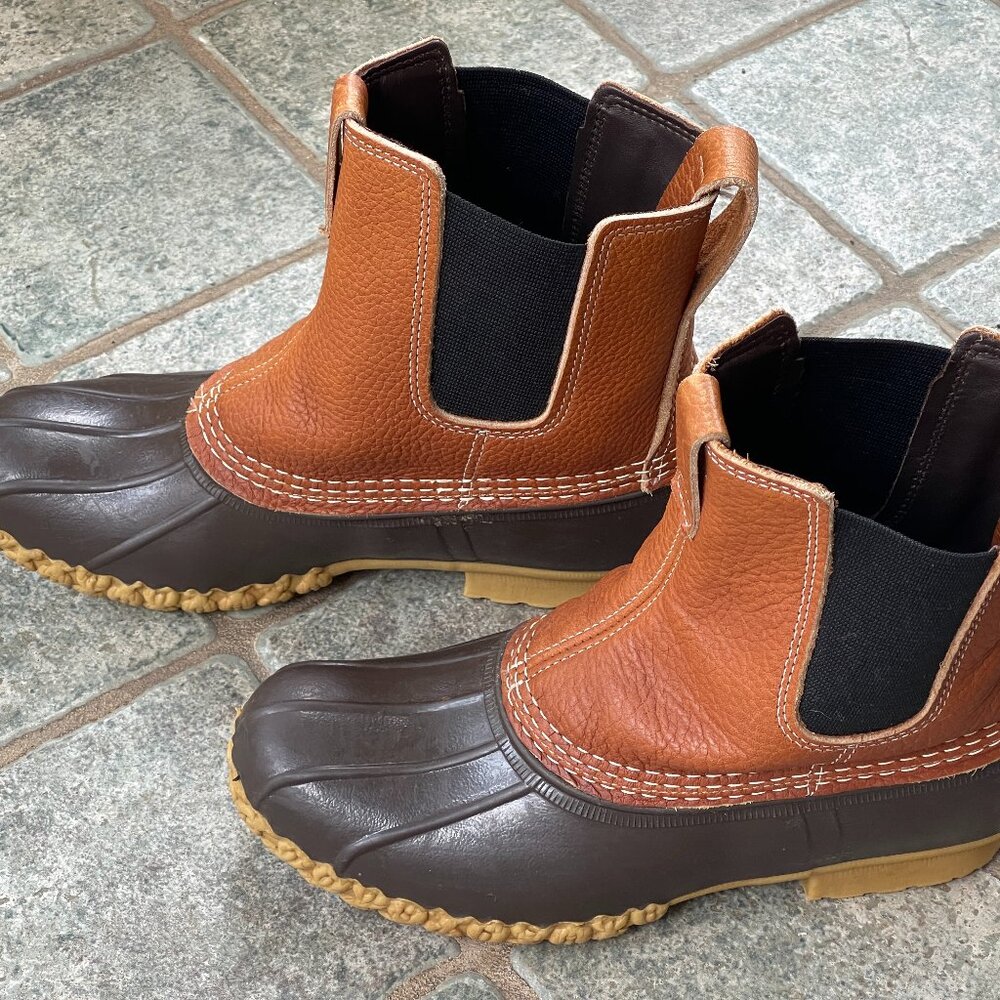 Men's LL Bean Pull-on 8" Chelsea Boots, size 7
